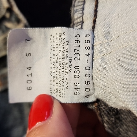 Vintage Men's Sliver Tab jeans - Picture 8 of 8